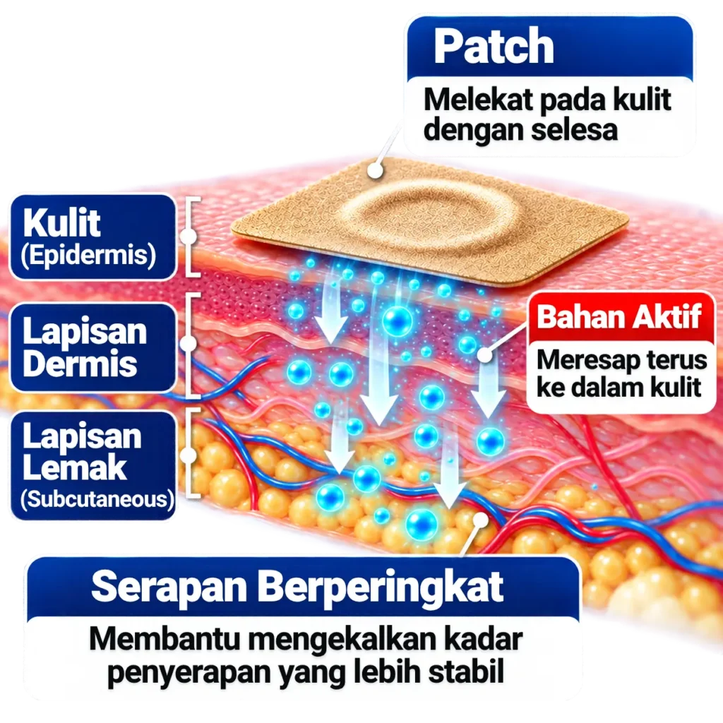 Cara teknologi transdermal GLUVERA berfungsi
